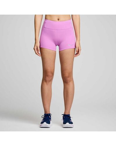 Saucony Fortify 3" Hot Short - Pink