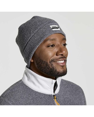 Saucony Rested Sherpa Beanie - Gray