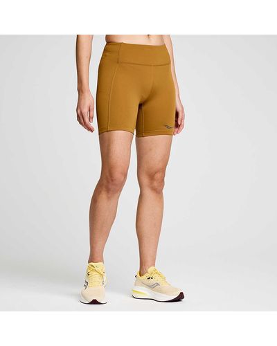 Saucony Fortify 6" Short - Yellow
