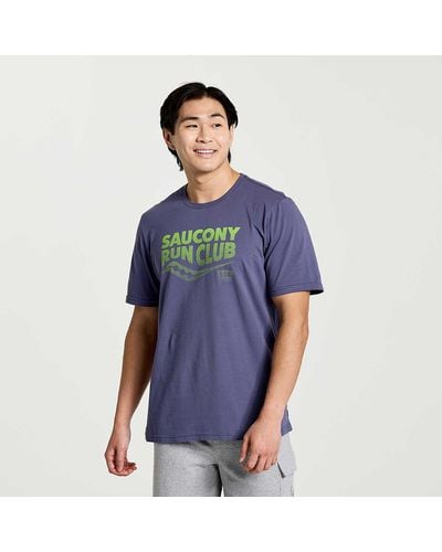Saucony Rested T-shirt - Blue