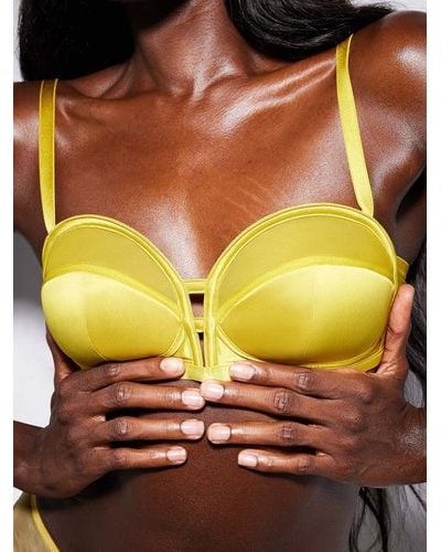 Savage X Sexties Overwire Bralette - Yellow