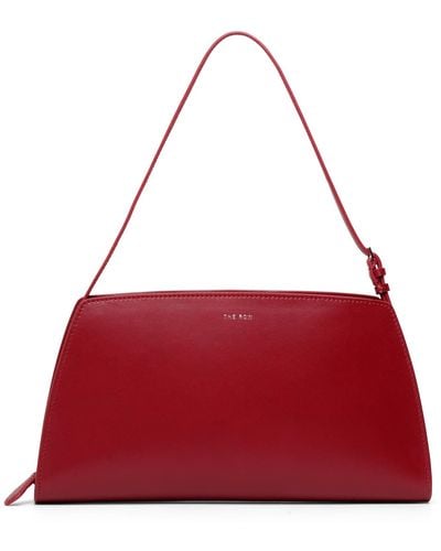 The Row Dalia Baguette Red Box Calf Bag