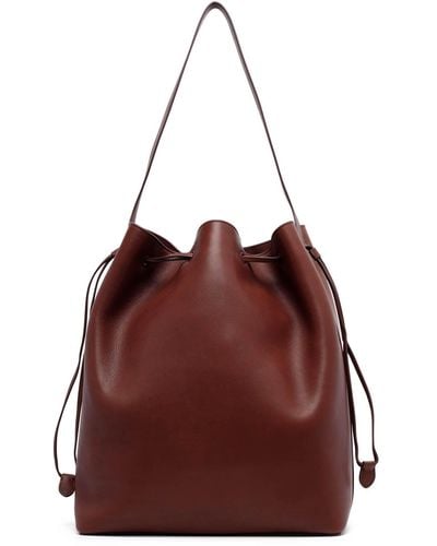 The Row Belvedere Shoulder Bag - Brown
