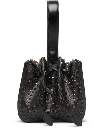 Alaïa Rose Marie Black Bracelet Bag