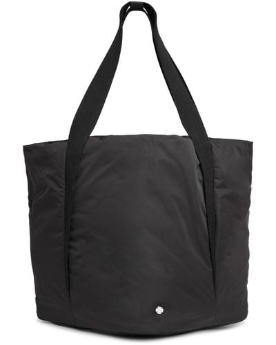 The Row Drew Black Nylon Duffel Bag