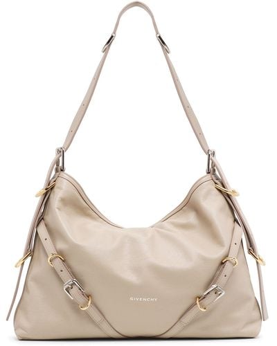 Givenchy Voyou Beige Shoulder Bag - Natural