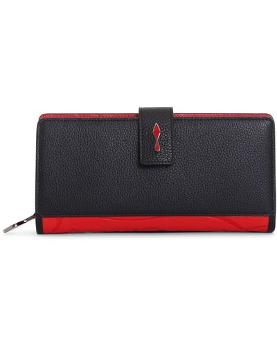 Christian Louboutin Paloma Black And Red Wallet