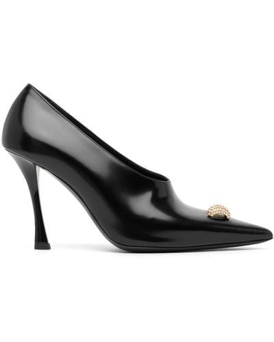 Givenchy Show 95 Black Ring Pumps