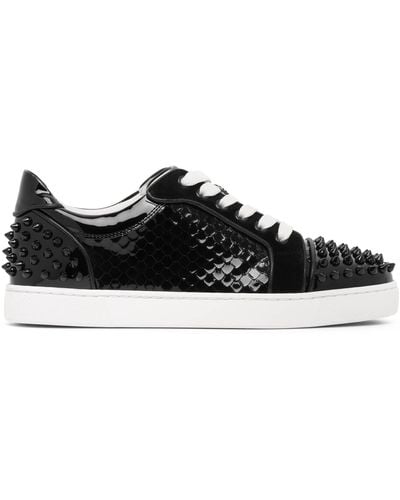 Christian Louboutin Vieira 2 Orlato Leather Sneakers - Black
