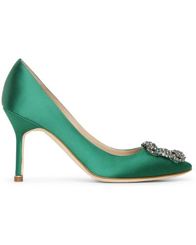 emerald green heels dsw