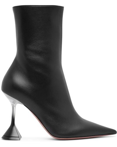 AMINA MUADDI Giorgia 95 Black Leather Boots