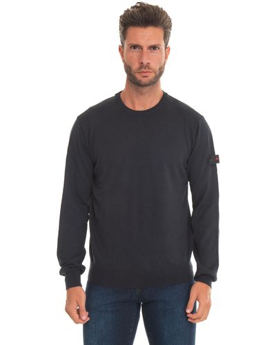 Peuterey Maglia girocollo EXMOOR05 - Blu