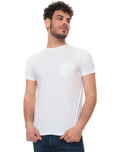 Save The Duck T-shirt manica corta Chicago - Bianco