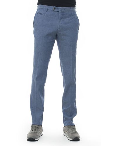 Angelo Nardelli Pantalone modello chino - Blu