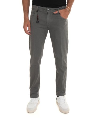 Marco Pescarolo Pantalone 5 tasche NERANO1 - Grigio