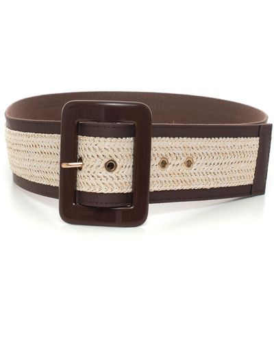 Pennyblack Cintura con fibbia piatta Semestre - Marrone