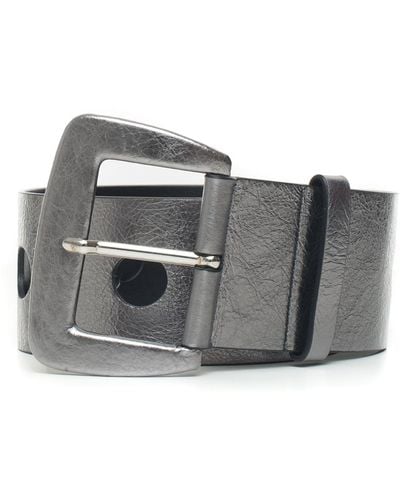 Pennyblack Cintura con fibbia piatta SEgno - Metallizzato