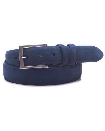 Angelo Nardelli Cintura in camoscio - Blu