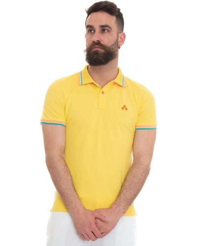 Peuterey Polo manica corta NEWSELANDINASTR - Giallo