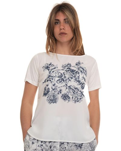 Pennyblack T-shirt manica corta Linaiolo - Bianco