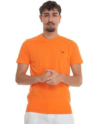 Harmont & Blaine T-shirt girocollo mezza manica INL001 - Arancione