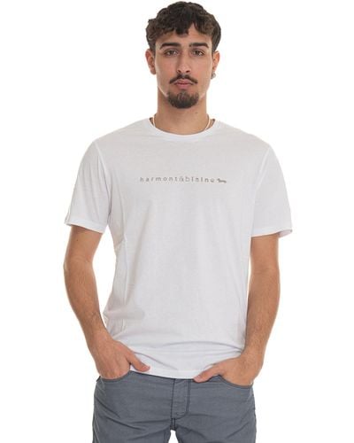 Harmont & Blaine T-shirt girocollo mezza manica IRL216 - Bianco