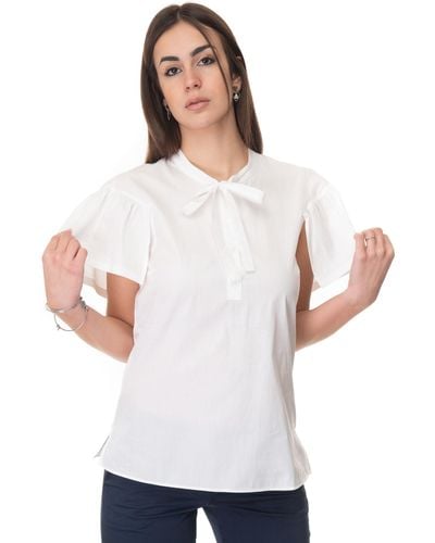 Pennyblack Camicia da donna fantasia Sandalo - Bianco