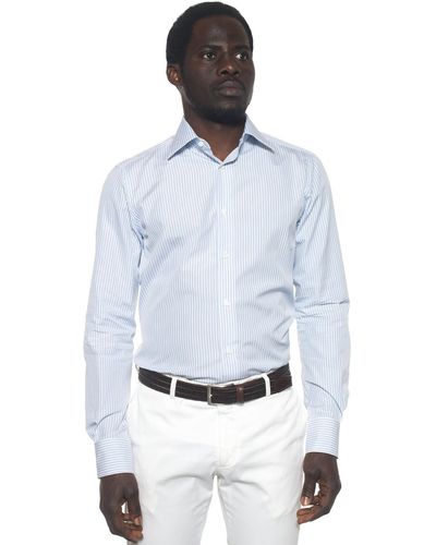 Carrel Camicia classica da uomo - Blu