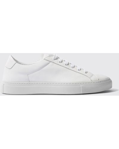 SCAROSSO Sneakers Cosmo White Edit Calf Leather - Black