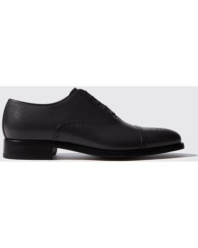 SCAROSSO Mocassins & Chaussures Plates Federigo Cuir de veau - Noir