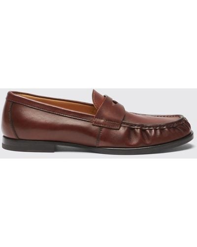 SCAROSSO Fred Brown Loafers - Black