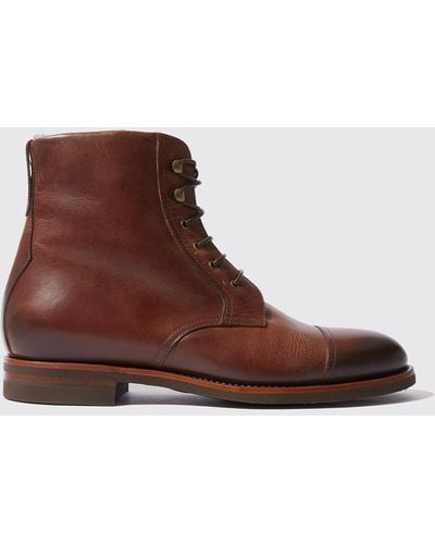 SCAROSSO Paolo Caramello Lux Boots - Brown
