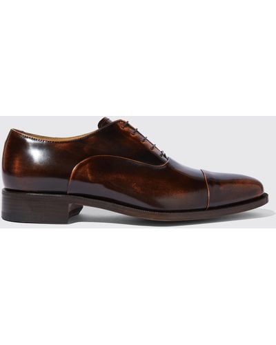 SCAROSSO Mocassins & Chaussures Plates Lorenzo Marrone Calf Leather