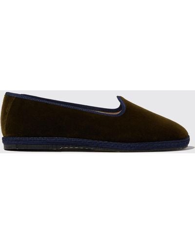 SCAROSSO Loafers & Flats Forest Velvet - Black