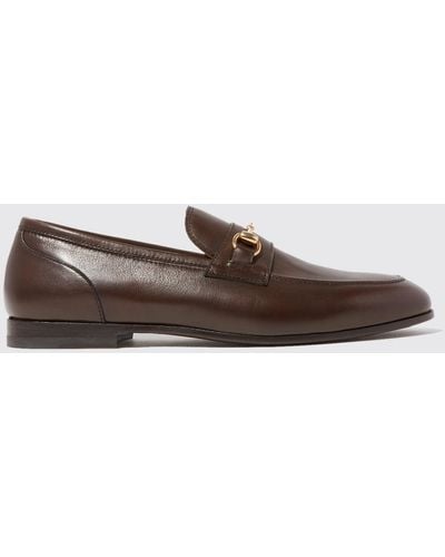 SCAROSSO Alessandro Brown Loafers - Black