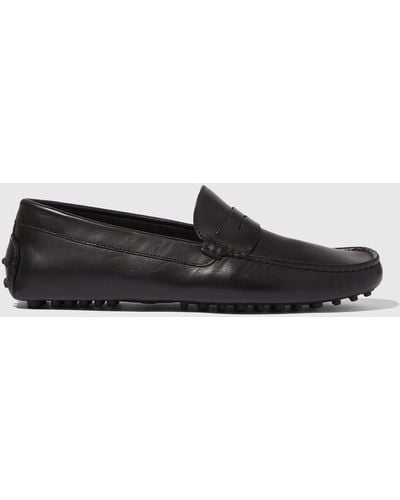 SCAROSSO Michael Black Driving Shoes
