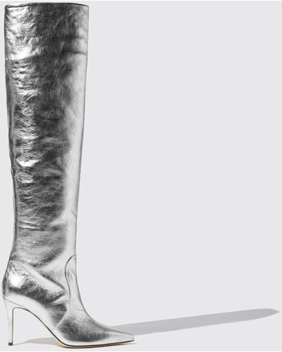 SCAROSSO Boots Carra Silver Kalbsleder - Mehrfarbig