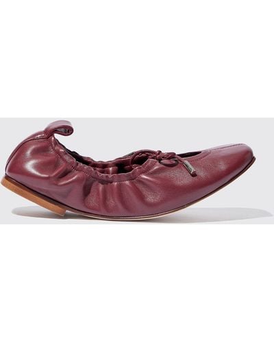 SCAROSSO Margot Red Loafers & Flats