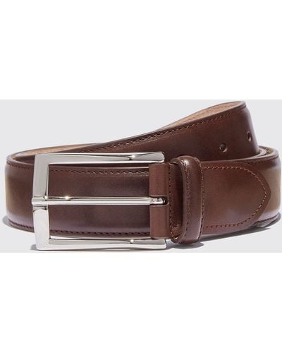 SCAROSSO Belts Cintura Marrone Classica Calf Leather - Brown
