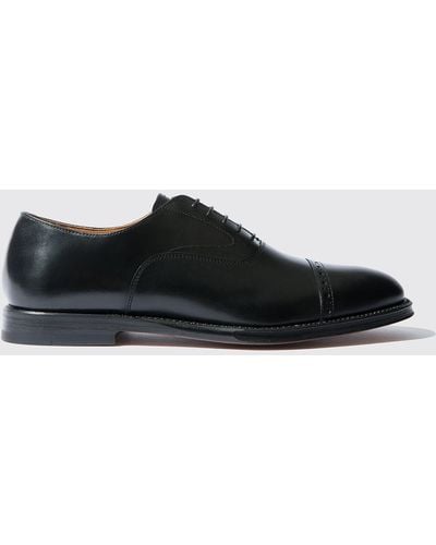 SCAROSSO Oxfords Beaumont Black Calf Leather
