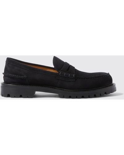 SCAROSSO Loafers & Flats Wooster II Blue Suede Veloursleder - Schwarz