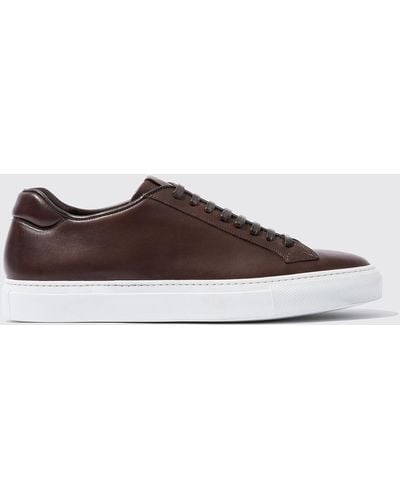 SCAROSSO Sneakers Ugo Moro Kalbsleder - Braun