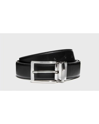 SCAROSSO Belts Cintura Reversibile Liscia Nera/marrone Calf Leather - Black