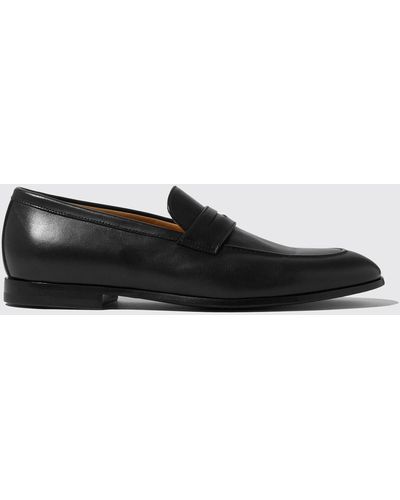 SCAROSSO Loafers Marzio Moro Calf Leather - Black