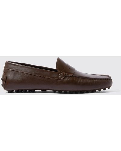 SCAROSSO Michael Brown Driving Shoes