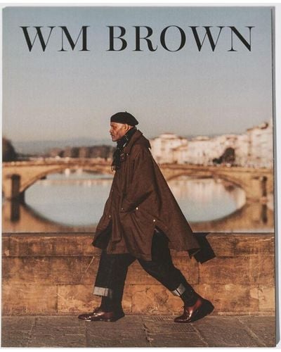 SCAROSSO Books & Magazines WM Brown Magazine Issue No.4 Papier - Schwarz