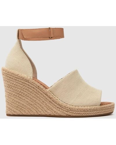 TOMS Marisol Wedge Sandals In - Natural