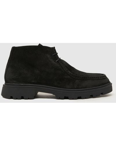 Schuh Digby Apron Boots In - Black