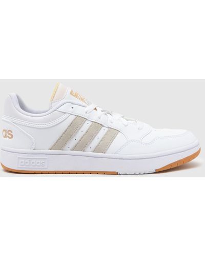 adidas Hoops 3.0 Trainers In - White