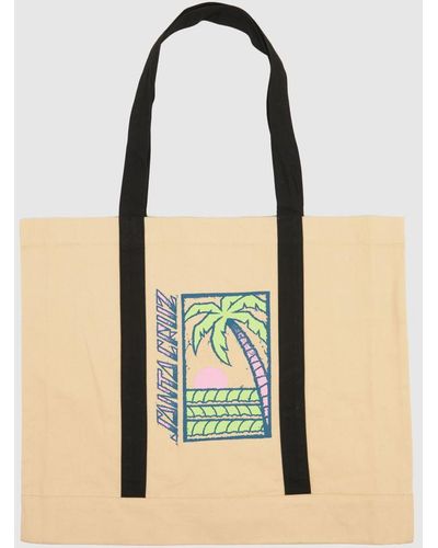 Santa Cruz Palm Strip Tote Bag - Natural